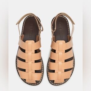 Steve Madden Tan leather fisherman  Women's Sandals,